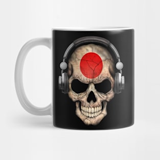 Dark Skull Deejay with Japanese Flag Mug